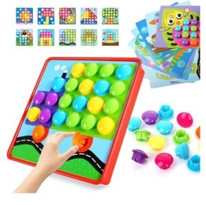 ALEX Toys Little Hand Button Art DIY Craft Activities color learning